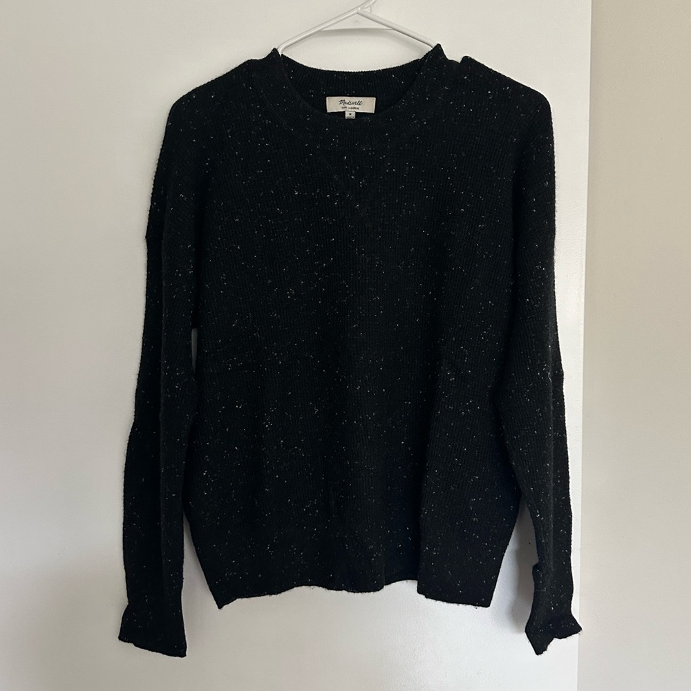 Madewell Cashmere Sweatshirt (black)